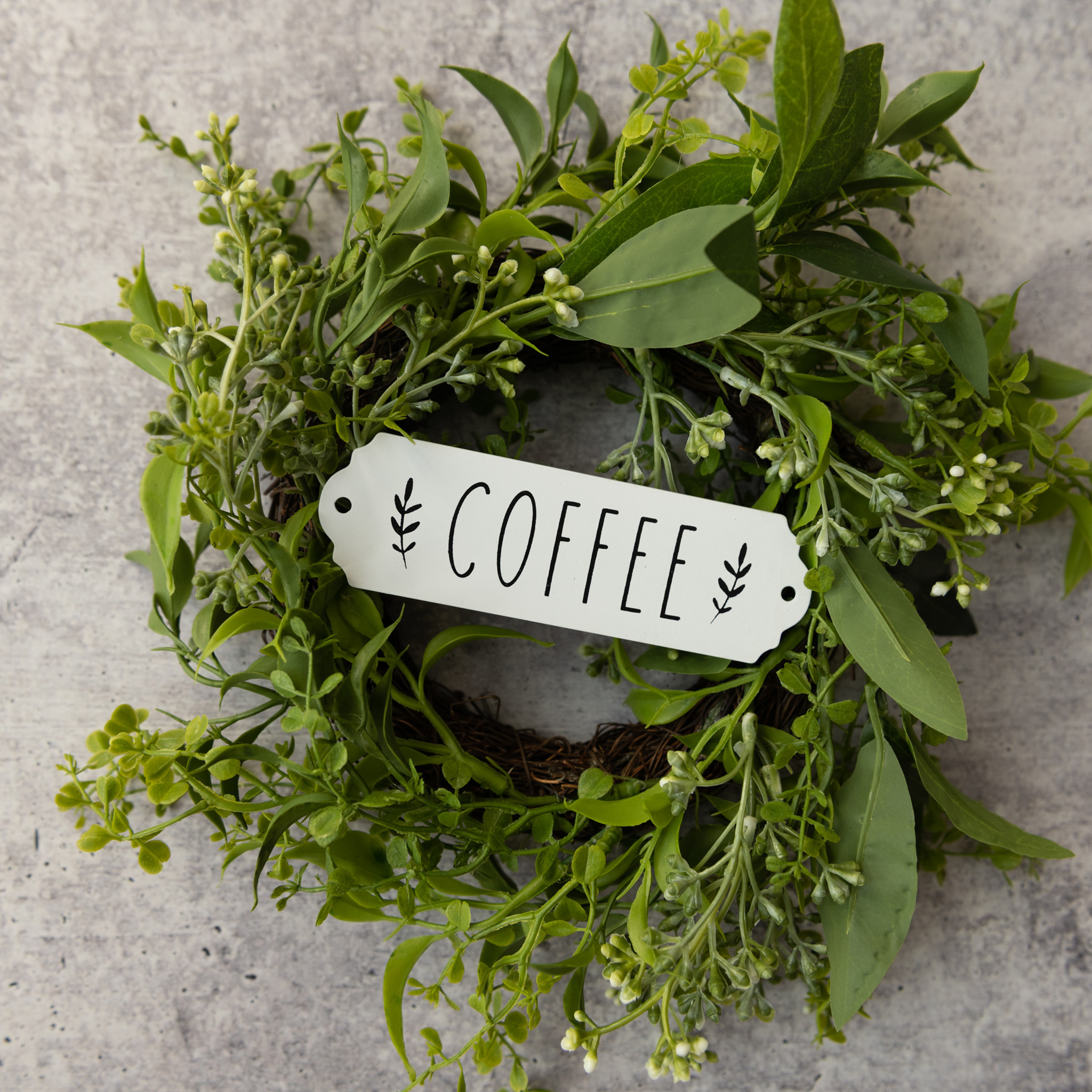 White Coffee Plaque