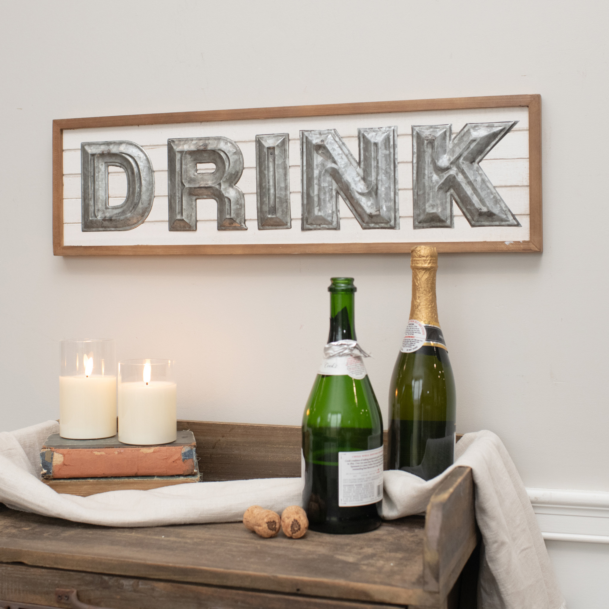 Drink Framed Sign, 27.5"