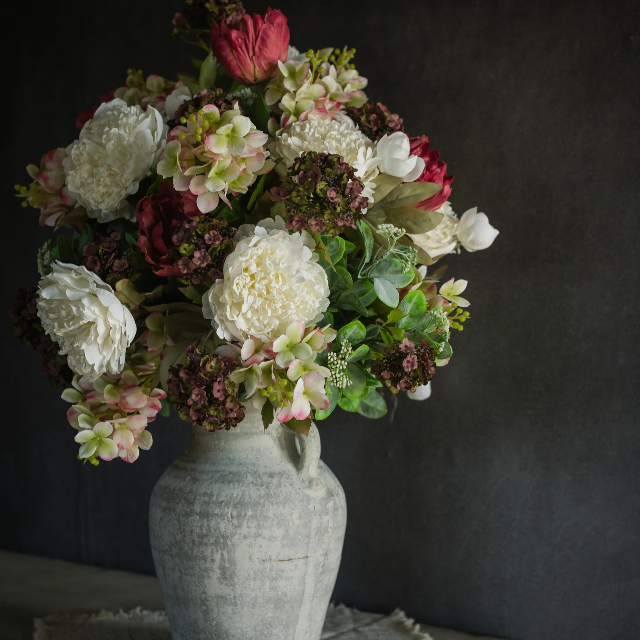 Burgundy Tulip Stem, 25", photo 4 of 5