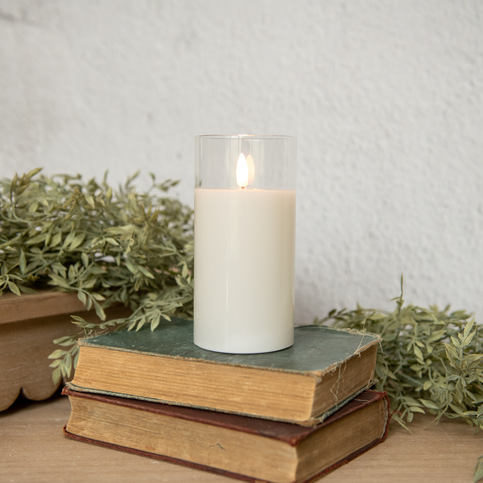 Flameless Glass Candle, 6", photo 2 of 5
