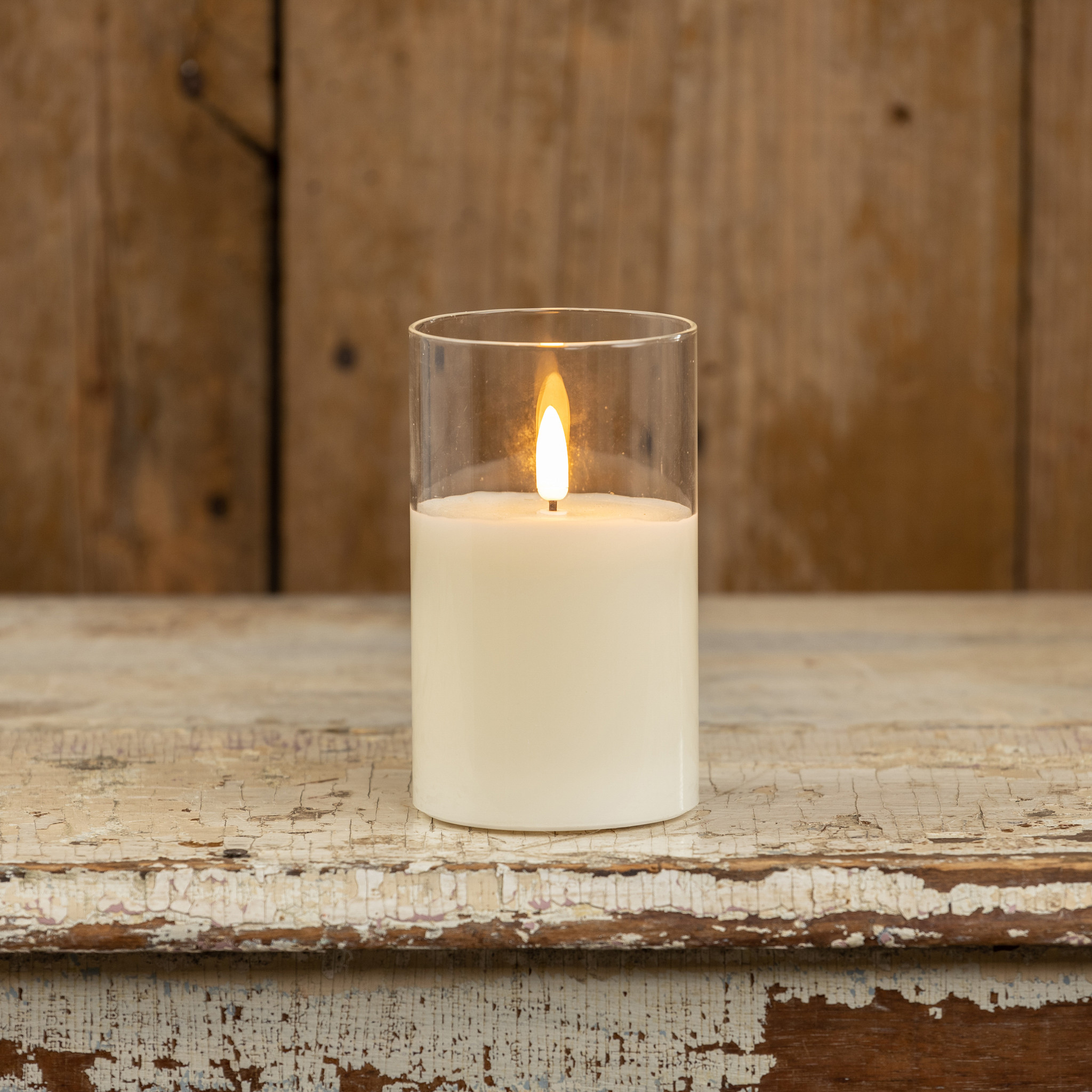 Flameless Glass Candle, 5", photo 3 of 5