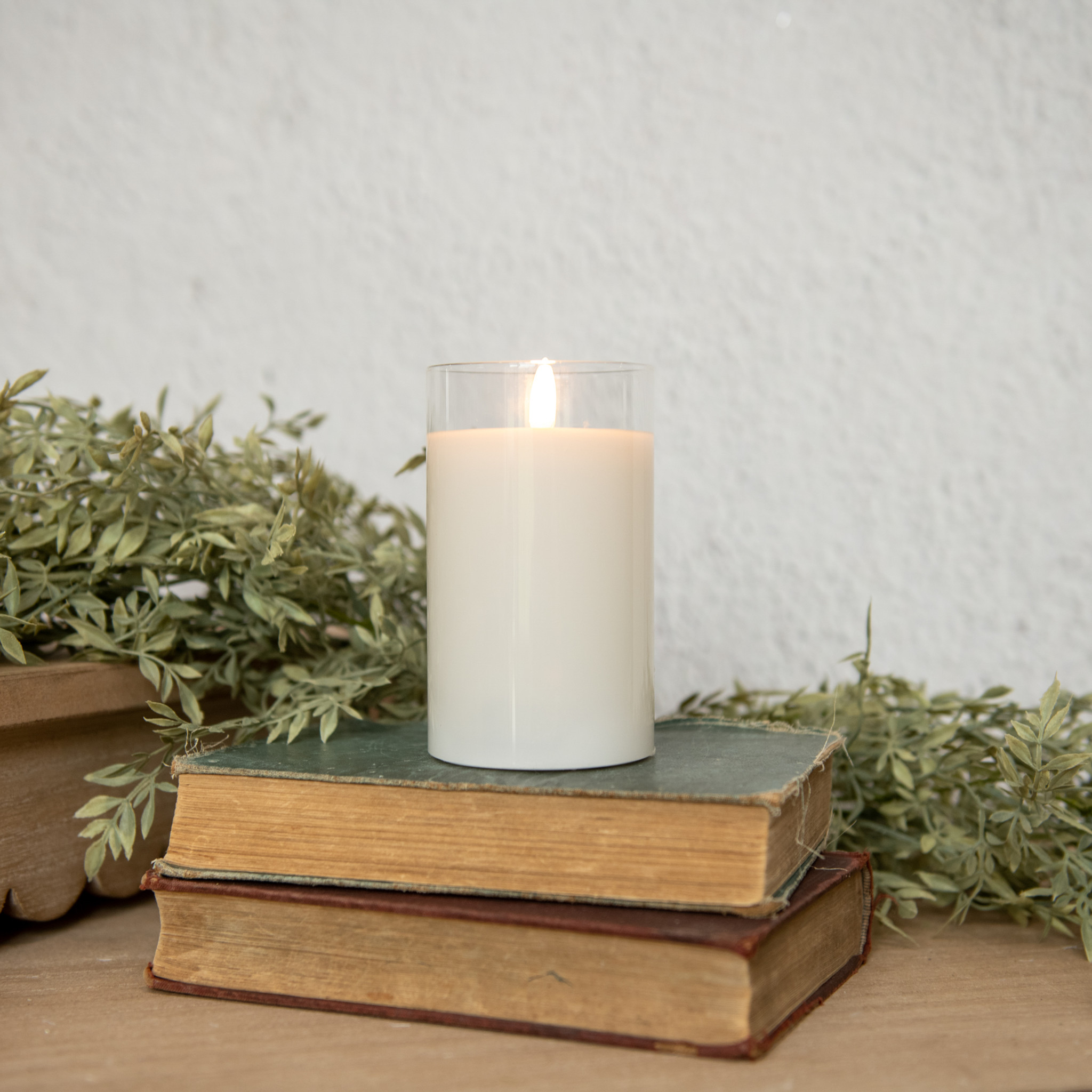 Flameless Glass Candle, 5", photo 2 of 5