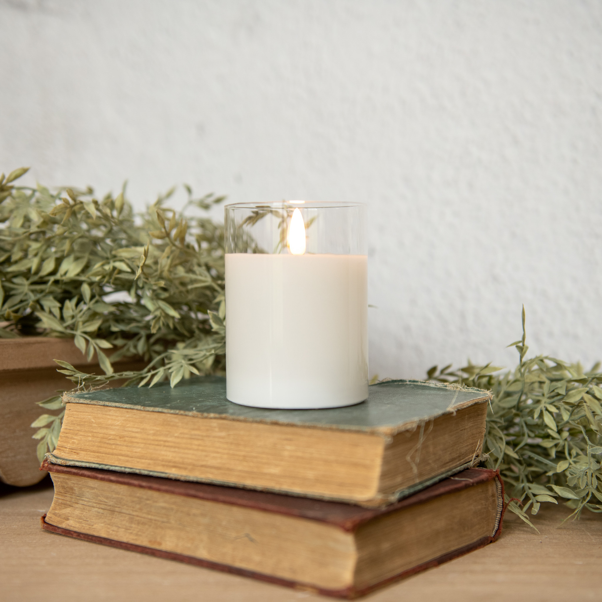 Flameless Glass Candle, 4", photo 2 of 5