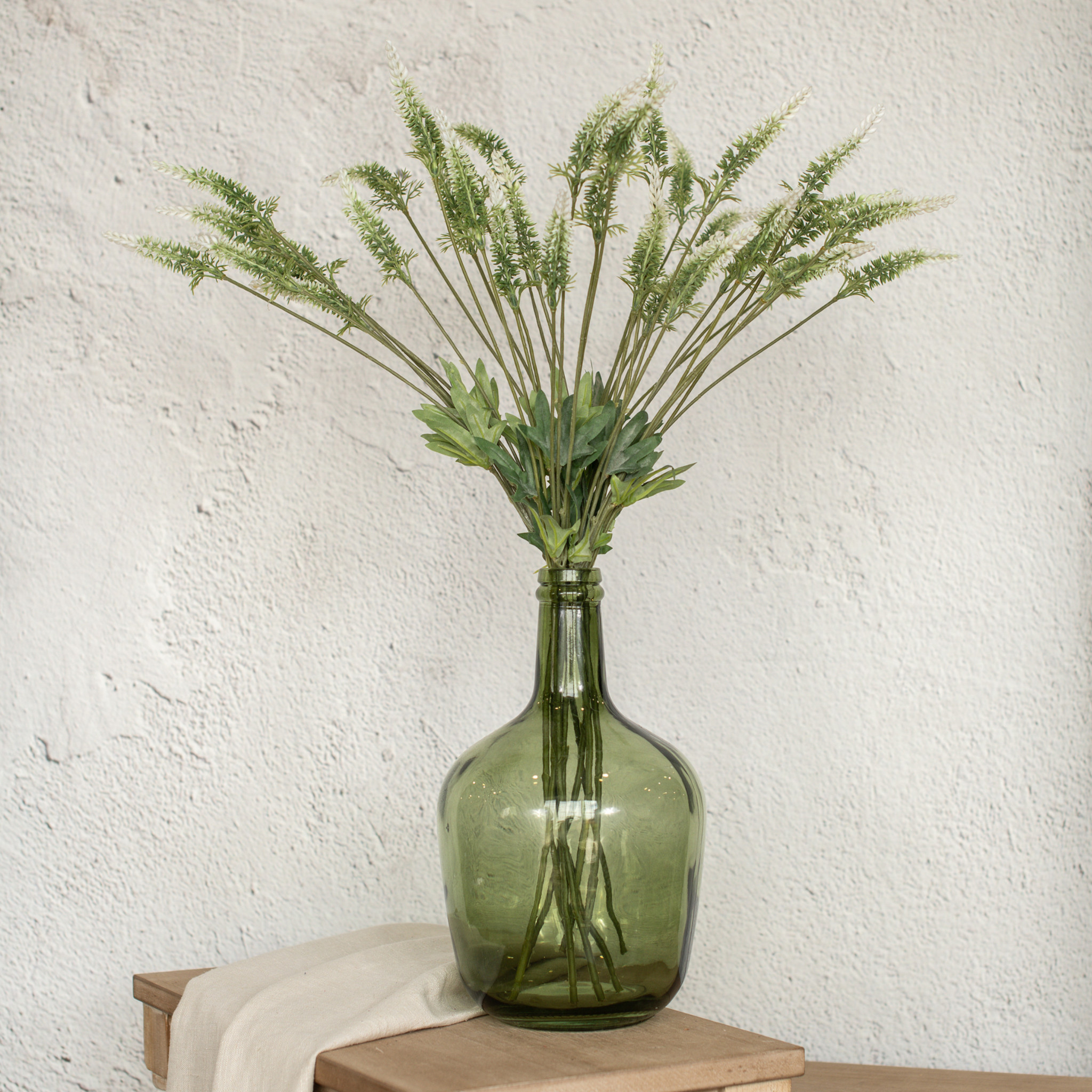 Green & White Foxtail Spray, 25.75", photo 4 of 5