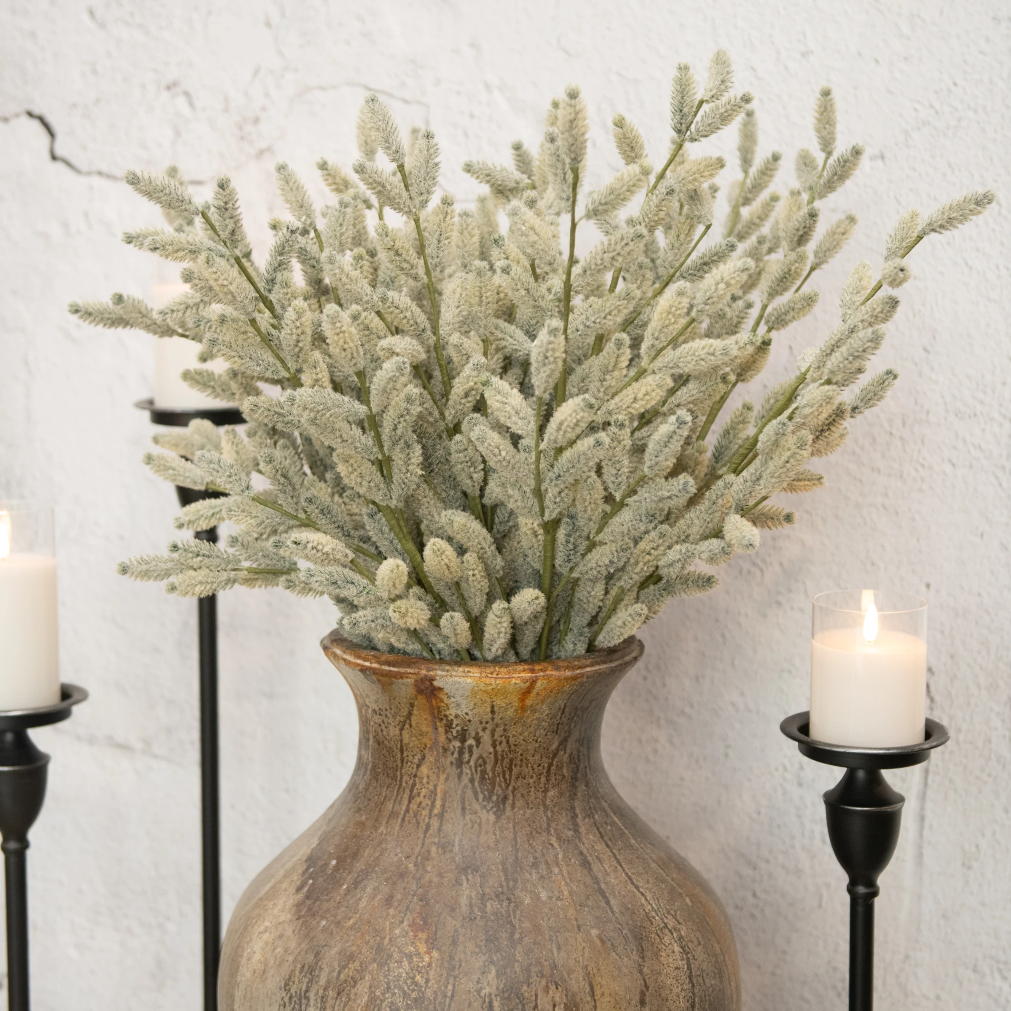 Dusty Blue Mini Pampas Grass Spray, 29", photo 3 of 5