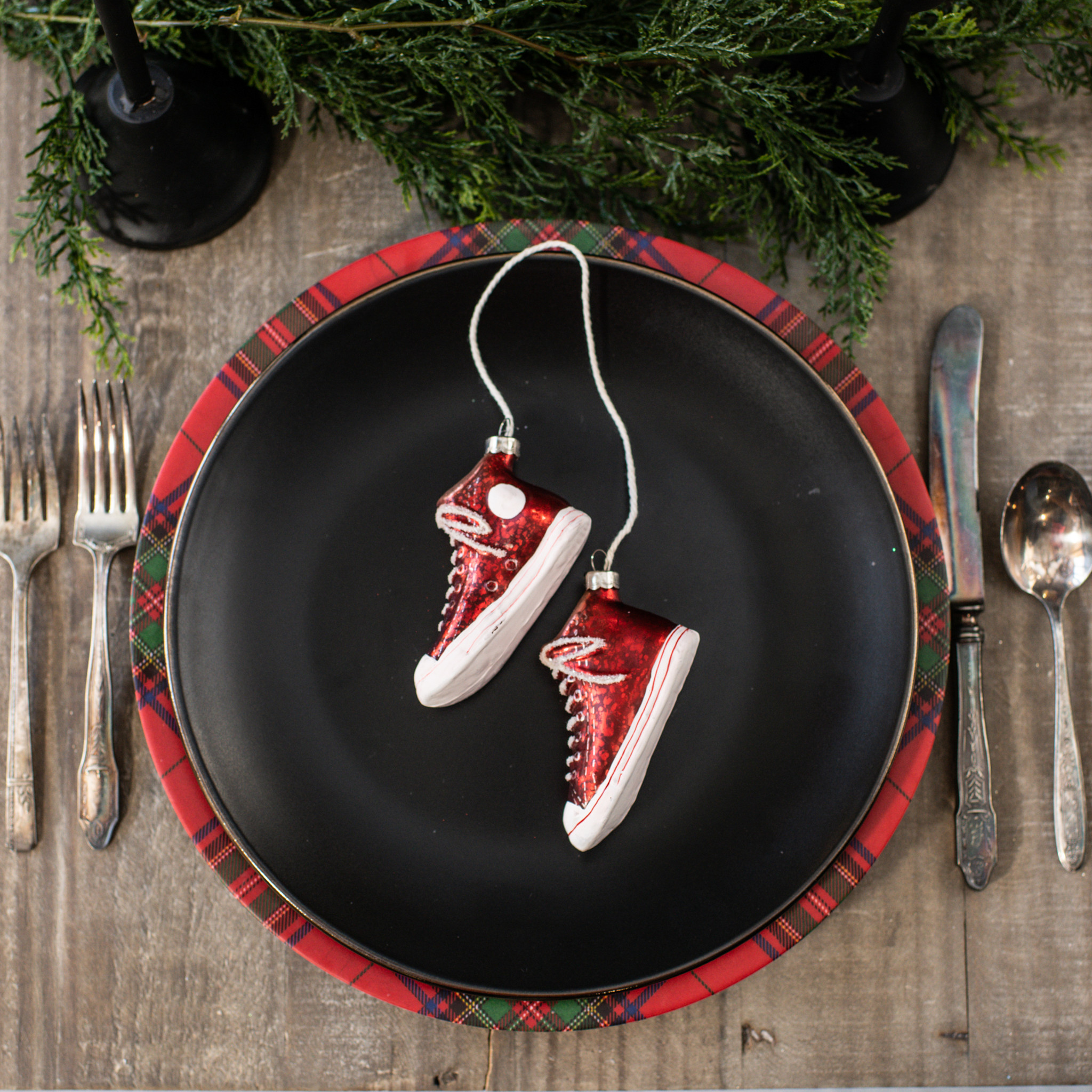 Red High Top Ornament, photo 2 of 2