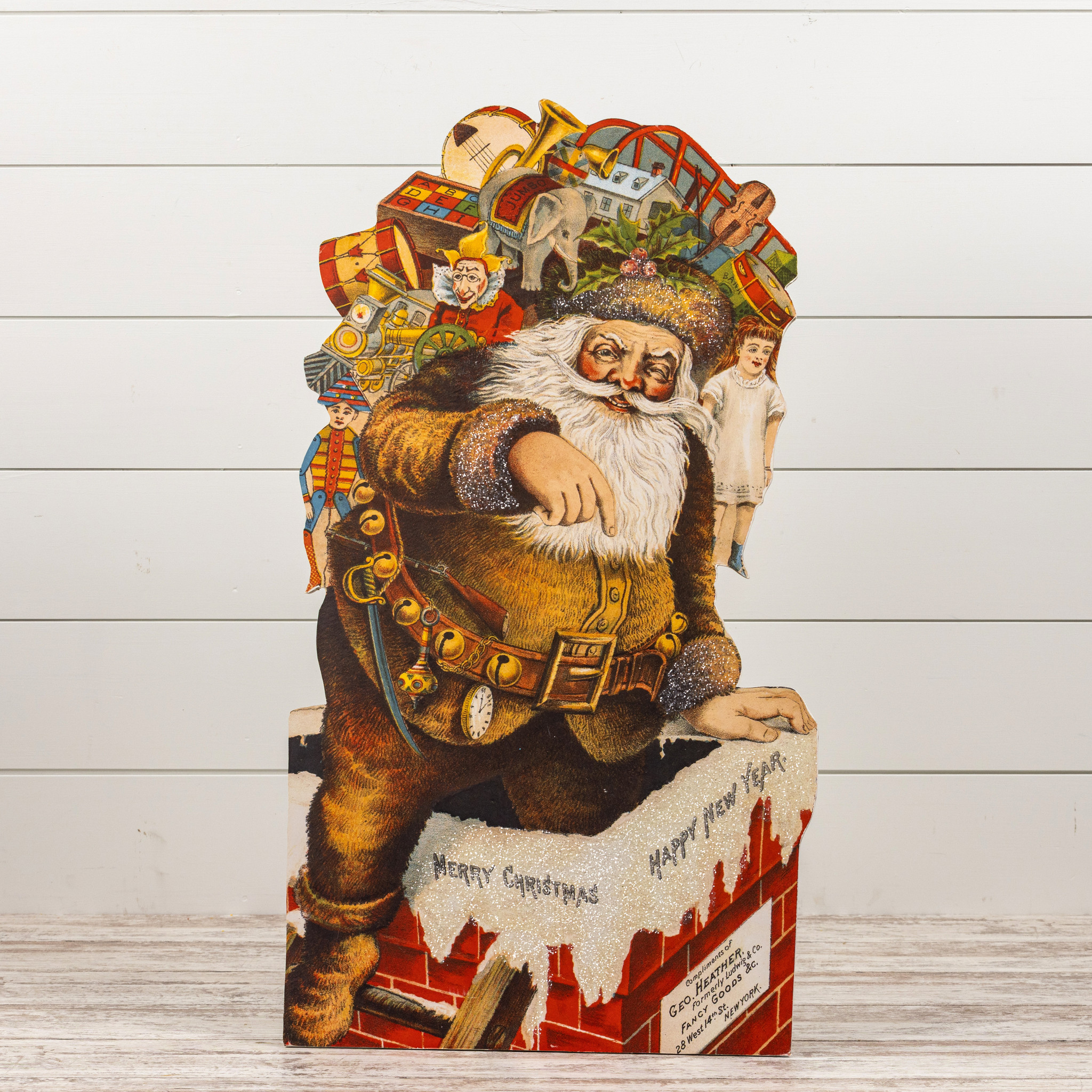 Santa in the Chimney Dummy Board, 36"