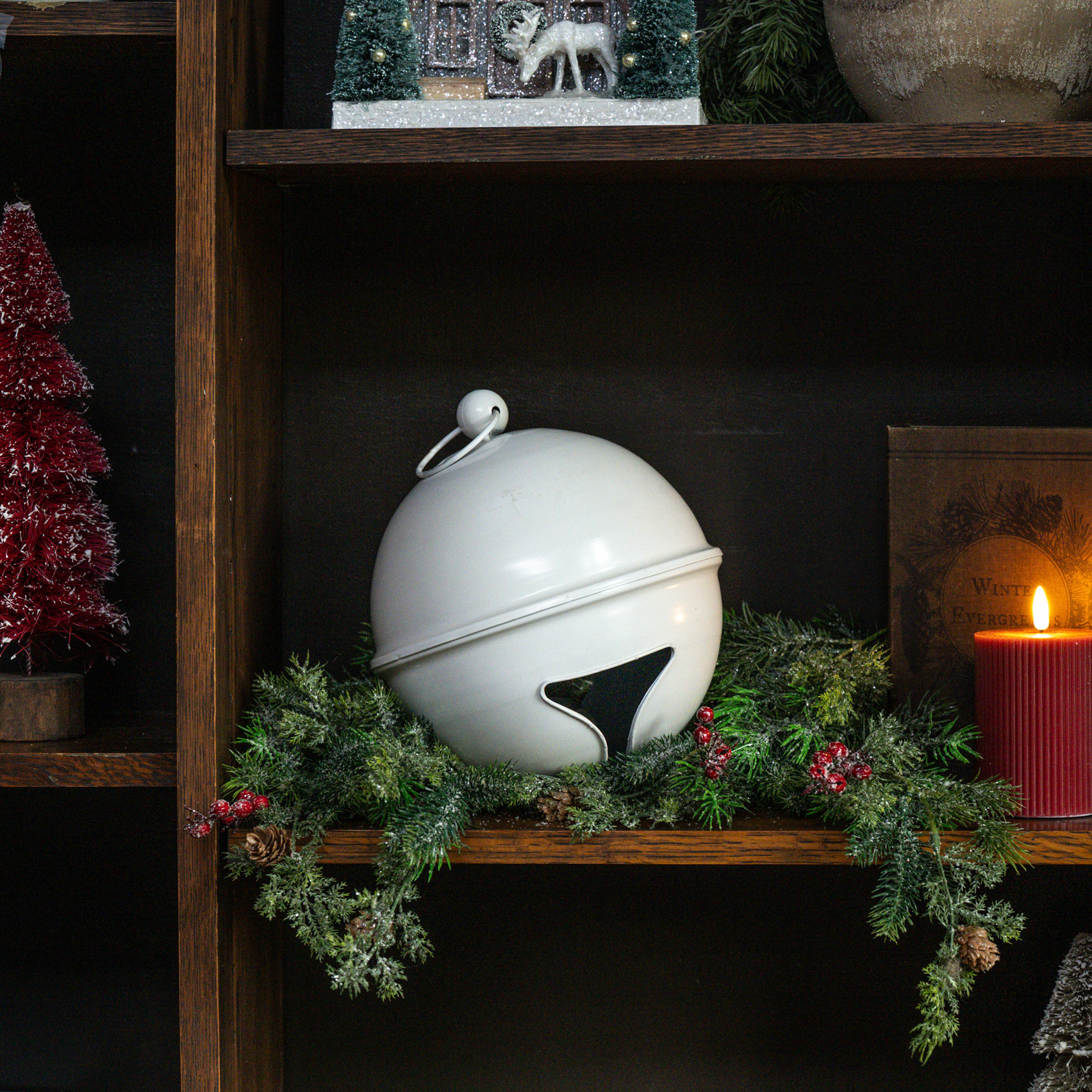 White Sleigh Bell, 8.25", photo 2 of 4