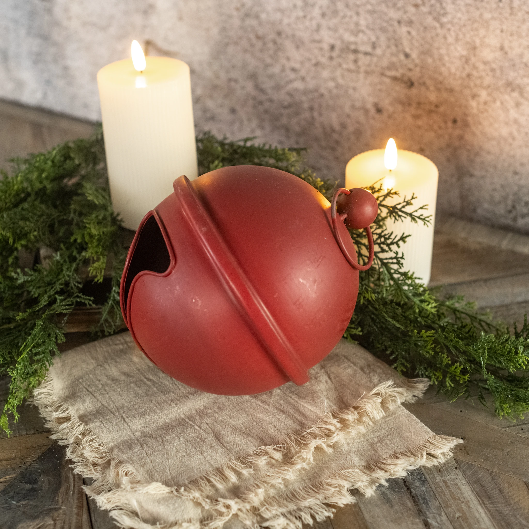 Red Sleigh Bell, 6.75"