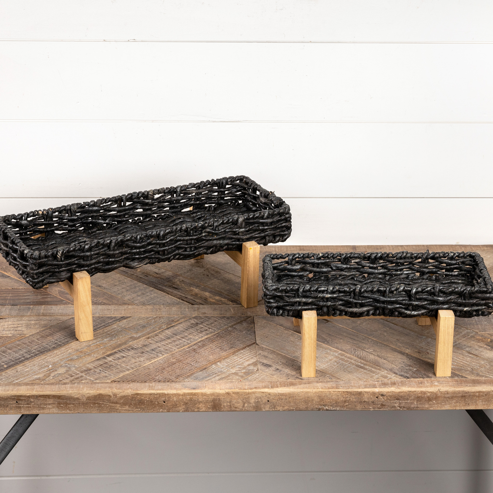 Black Grass Stands, Set of 2, photo 3 of 3