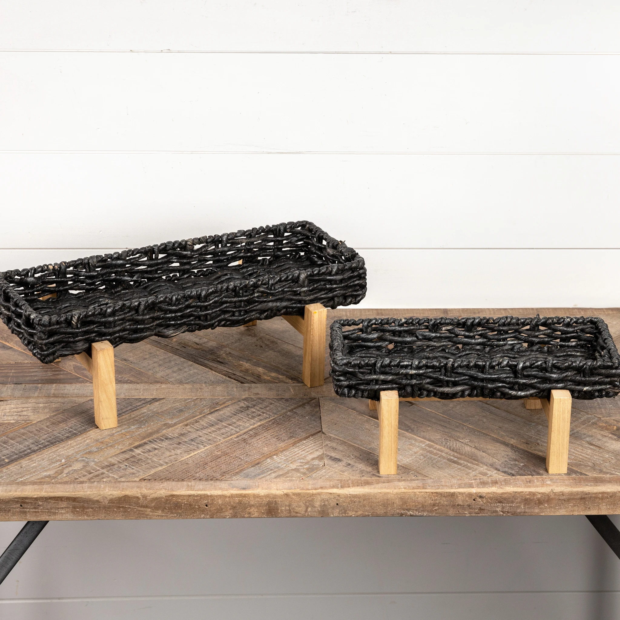 Black Grass Stands, Set of 2, photo 3 of 3