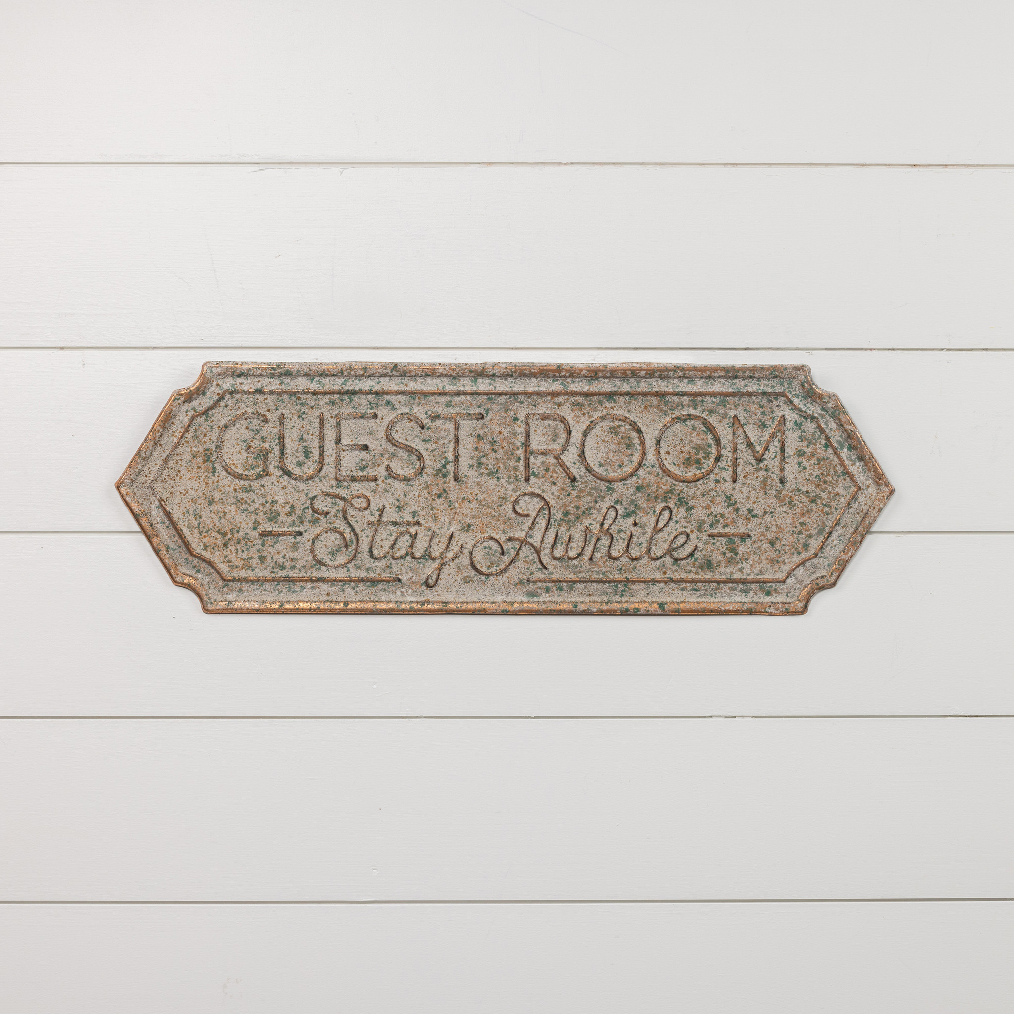 Guest Room Galvanized Sign, photo 2 of 2