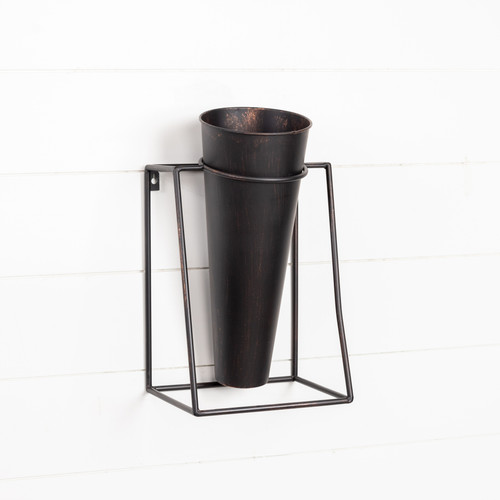 19.5" BLACK SINGLE BUCKET STAND