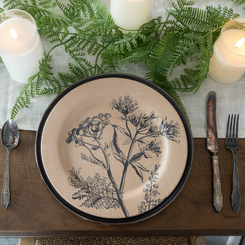 MUSTARD BOTANICAL PLATE