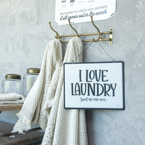 I LOVE LAUNDRY SIGN