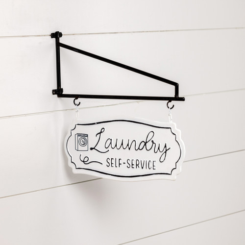 TWO SIDED SELF SERVICE LAUNDRY SIGN