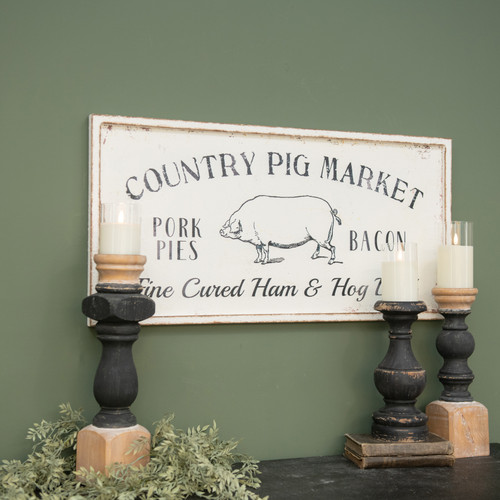 COUNTRY PIG MARKET SIGN