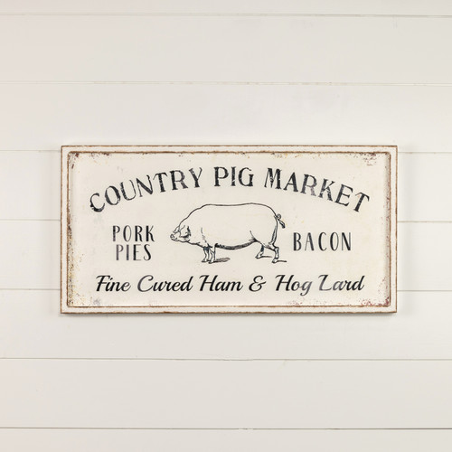 COUNTRY PIG MARKET SIGN