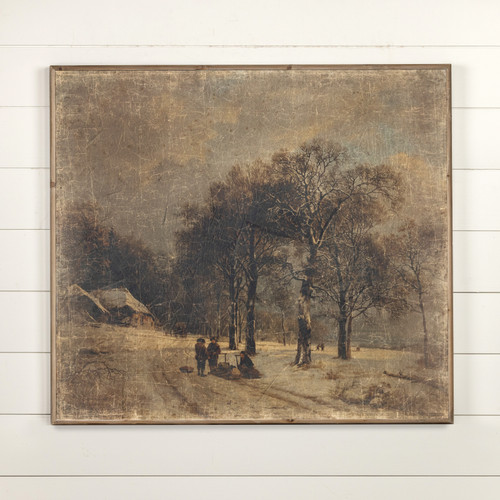 WINTER AT THE FARM PRINT*