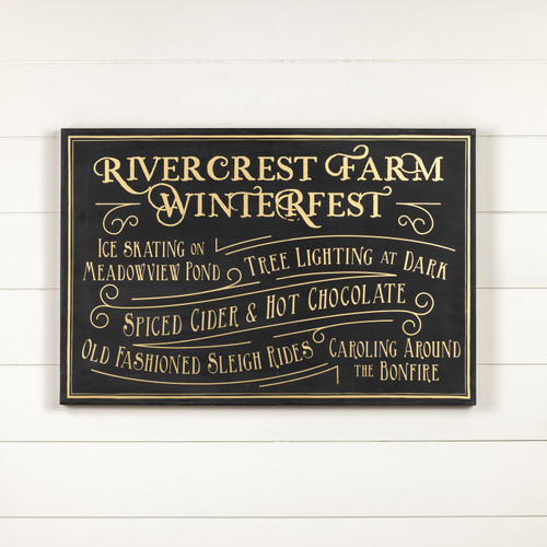 36" RIVERCREST FARM SIGN