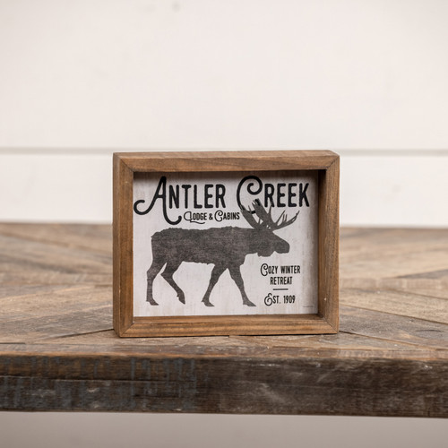 ANTLER CREEK TABLETOP SIGN