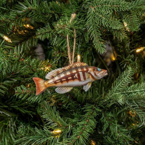 WALLEYE FISH ORNAMENT