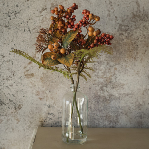 14" BERRIES & CHOCOLATE LACE IN VASE