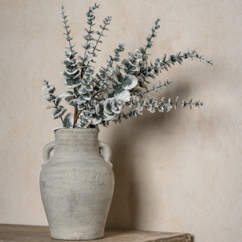 26" SNOWY EUCALYPTUS SPRAY