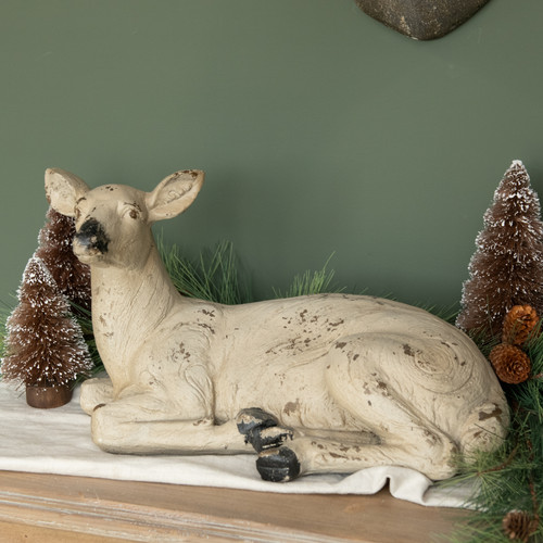 SITTING DOE STATUETTE