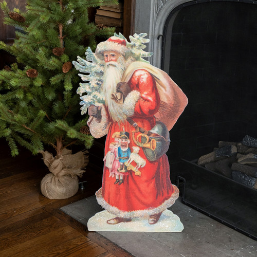 36" LONG BEARD SANTA DUMMY BOARD