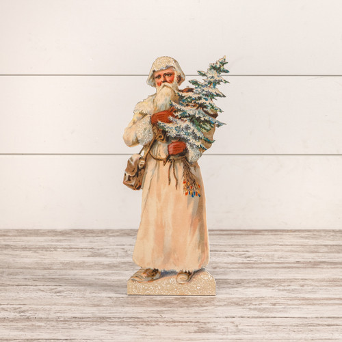 18" SANTA IN WHITE DUMMY BOARD