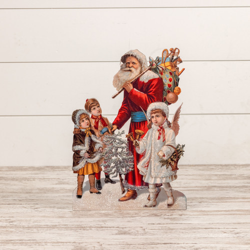 18" SANTA W/ CHILDREN DUMMY BOARD