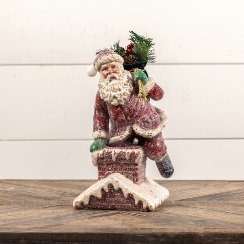 11.5" ROOFTOP SANTA