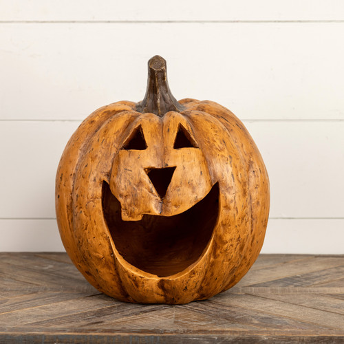 15" TERRACOTTA BIG MOUTH PUMPKIN