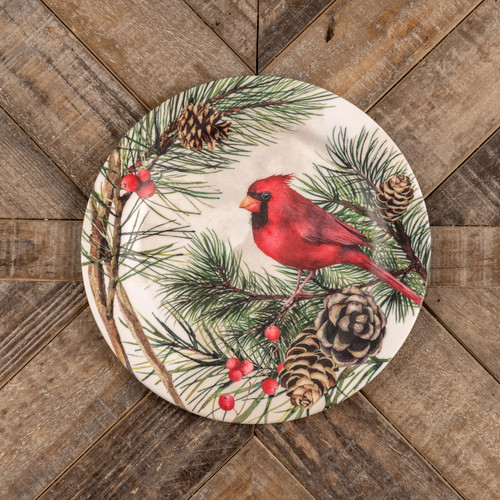 10" CARDINAL PLATE