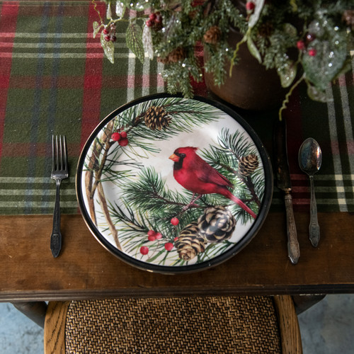 10" CARDINAL PLATE