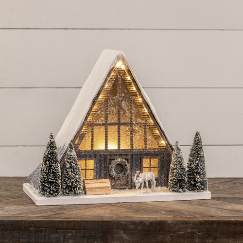 13.75" A FRAME CABIN