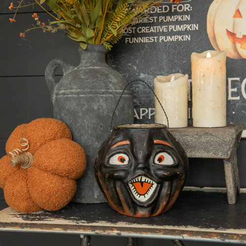 7" BLACK JACK-O-LANTERN CHOIR BOY