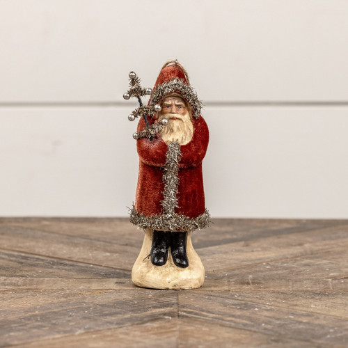 RUSSET VELVET BELSNICKLE ORNAMENT