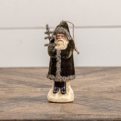 FOREST VELVET BELSNICKLE ORNAMENT