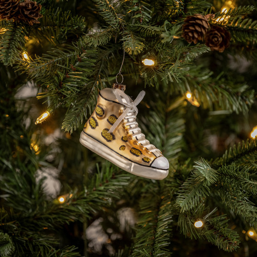 LEOPARD HIGH TOP SHOE ORNAMENT