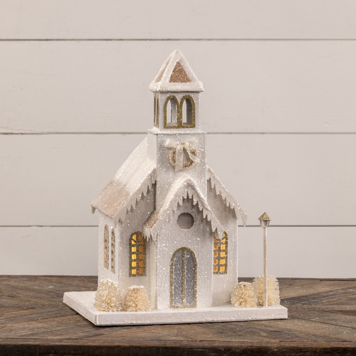 15.5" LIGHT UP CHURCH