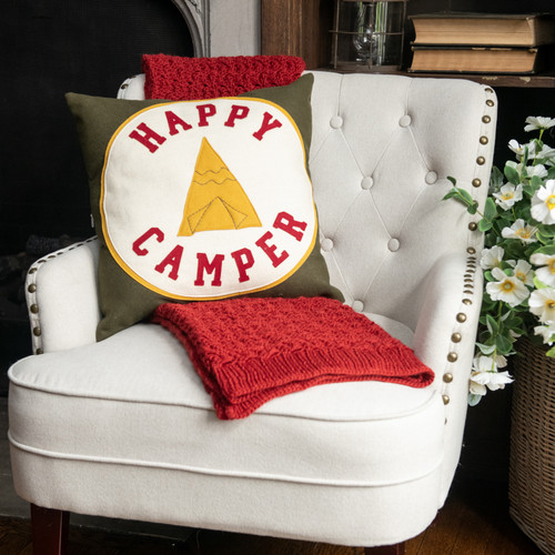 HAPPY CAMPER PILLOW