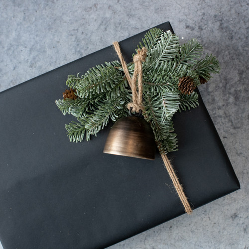 2.5" BRONZE MORGAN BELL ORNAMENT