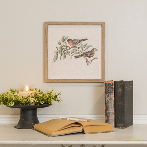 12" BIRDS ON A BRANCH PRINT