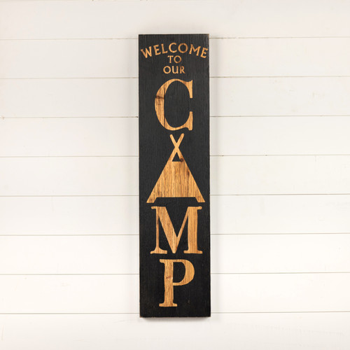 VERTICAL CAMP SIGN