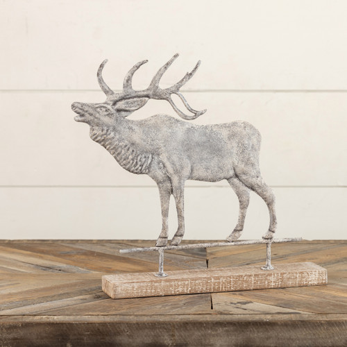 13" TABLETOP MOOSE ON STAND
