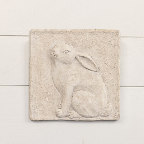SITTING BUNNY WALL PLAQUE