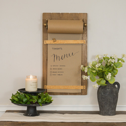 WOOD WALL NOTE HOLDER
