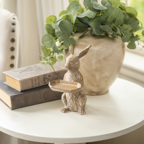 7.75" BUNNY W/ TRAY